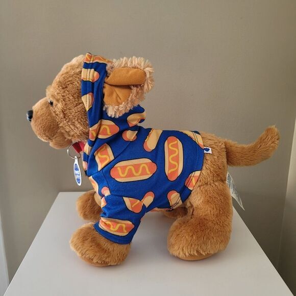 BUILD-A-BEAR Dog Stuffed Toy With Jacket & Collar Stuffed Animal #429 - Picture 4 of 13
